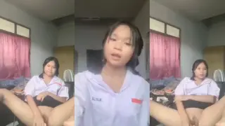 คลิปหลุดสาวมัธยมxxx ตั้งกล้องช่วยตัวเอง นักเรียนxxx