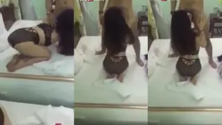 คลิปหลุดน้องแอม งานนี้ตั้งกล้องเอากับผัวอมควยอย่างเสียว XXX Onlyfans porn pussy