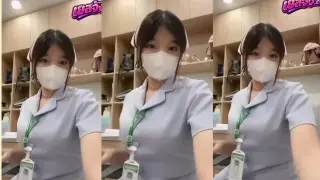คลิปหลุดสาวพยาบาลช่วยตัวเองหน้ากล้องคาชุดพยาบาล